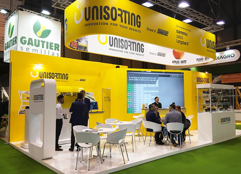  Lo stand Unisorting al Fruit Attraction 2017